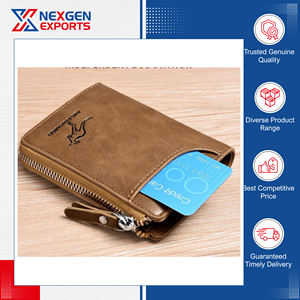 Cartera de PU con RFID para Hombre, Diseño Elegante, Calidad Premium, Suministro Directo de Fábrica, Multifuncional, Personalizable, con Cierre de Cremallera de Poliéster - Product Image 6