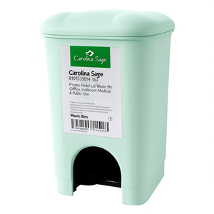 Waste <b>bin</b> (16Lt) pedal <b>lid</b> CAROLINA Sage 8101535814 - Product Image 2
