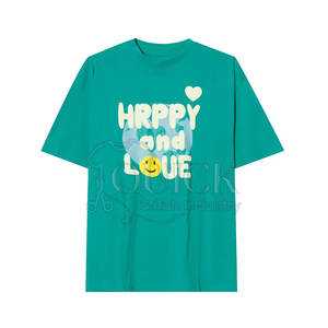 Servicio OEM Camisetas de Verano para Mujer con Estampado Puff Ecológico - Diseño de Logotipo Personalizado y Tallas - Product Image 1