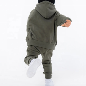 Venta al por mayor al aire libre niños chándales personalizados con capucha Jogger con 100% conjuntos de chándal de algodón para el invierno - Product Image 3