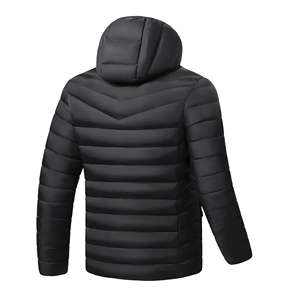 Vente chaude 2025 logo personnalisé Polyester respirant bouffant bulle veste à capuche pour hommes chaud hiver hommes en plein air veste rembourrée - Product Image 5