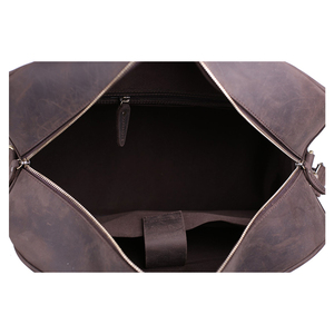 กระเป๋าเดินทางที่สมบูรณ์แบบกระเป๋าดัฟเฟิลหนังแท้ธรรมชาติสไตล์ใหม่100% - Product Image 5