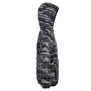 เสื้อแจ็คเก็ตบุใยแบบมีฮู้ดน้ำหนักเบา สไตล์ไฮสตรีท ปี 2024 สำหรับผู้ชาย คุณภาพสูง เหมาะสำหรับใส่ลำลองกลางแจ้ง คอทรงโอ ปิดด้วยซิป สำหรับฤดูหนาว - Product Image 2