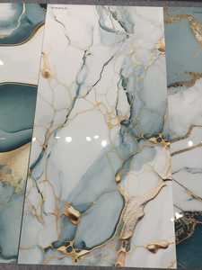 Sol de Maison กระเบื้องปูพื้นพอร์ซเลน60x60 60 60x120ขนาดหินอ่อนสีขาวงาช้างสีทึบสไตล์ Carreaux - Product Image 5