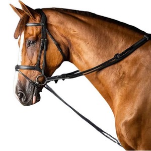 Bridon de cheval en cuir véritable fait à la main, ajustement confortable, rênes pour la randonnée équestre, les courses et les compétitions, caractéristiques durables - Product Image 6