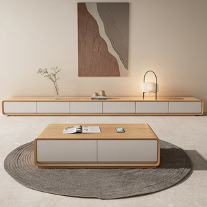 Đồ nội thất hiện đại bán buôn thấp moq TV đơn vị với lưu trữ hiện đại phòng khách sang trọng TV tủ, TV đứng - Product Image 4