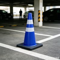 Cône de signalisation haute visibilité avec film réfléchissant haute intensité pour le contrôle du trafic routier et les avertissements de sécurité