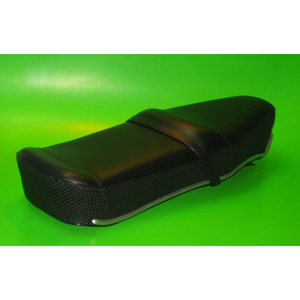 Asiento 'flatbase' Black Pegasus, versión frontal alta, para Lambretta LI + TV + SX + DL + Serveta - Product Image 2