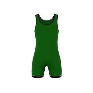 Personnalisé en gros prix bon marché impression personnalisée vêtements de sport singulet combinaison de lutte - Product Image 1