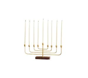 Incassable Shabbat Menorah Chandelier 7 Branches Maison Cadeau Utilisation Artisanat Forme Personnalisée Haute Norme DCP Métal Matériel - Product Image 2