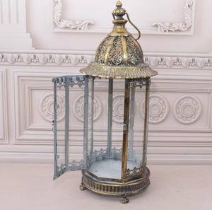 Lanterne marocaine faite à la main Beau design en métal pour une décoration élégante et une ambiance chaleureuse pour Noël Grande valeur - Product Image 3
