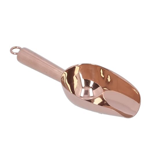 Cuillère à glace en acier inoxydable argenté brillant facile à nettoyer Outils de barre de poignée moulés en feuille d'or Poignée en métal portable - Product Image 6