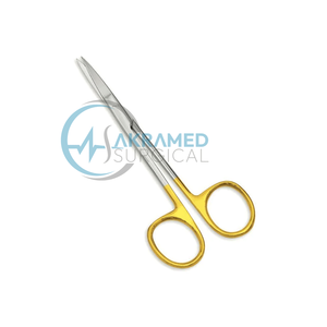 Nueva llegada de alta calidad profesional de acero inoxidable Manual fuente de alimentación ojo tijeras base instrumentos quirúrgicos Stock para la venta - Product Image 6