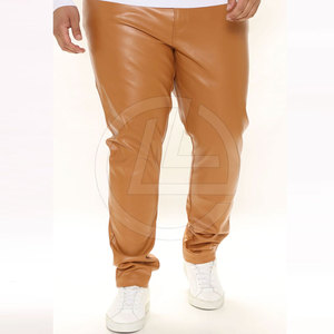 กางเกงลำลองทรงตรงสำหรับผู้ชาย ทำจากหนังแกะแท้ เอวกลาง ผ้าไม่ทอ น้ำหนักเบา ระบายอากาศได้ดี ปรับแต่งได้ - Product Image 2