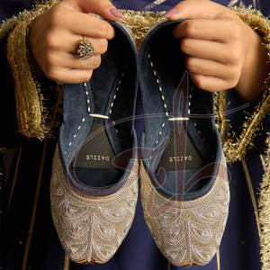 Women <b>Khussa</b> <b>Shoes</b> Printed Handmade Anti-Slippery Genuine Leather Customizable Fashion Design Factory Direct Sale Made Pakistan - Product Image 4