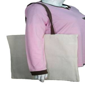 Sac fourre-tout pour femme en coton 100% Imprimés animaliers Fermeture à glissière Deux poignées Décoration de boutons brodés Grande capacité Fonction musicale - Product Image 5