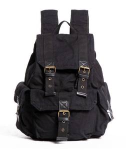 Vintage Custom Male Drawstring Rucksack Long Back Pack Bag Hipster Style for School Travelling Canvas <b>Backpack</b> for Accessories - Product Image 3