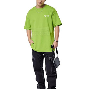 Camiseta con hombros caídos para hombre, camiseta transpirable de gran tamaño para uso en exteriores, gran oferta, camiseta con hombros caídos - Product Image 2