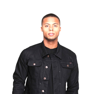 Veste en jean noire bon marché avec logo de marque de haute qualité avec modèle d'usine vente en gros de veste en jean pour homme au Royaume-Uni - Product Image 5