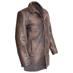 Plus Oversized Double Breasted Button Trench Overcoat For <b>Men</b> 100% <b>Wool</b> Breathable Eco-friendly Stylish Winter Wear <b>Long</b> <b>Coat</b> - Product Image 3