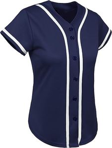 Maillot de baseball noir grande taille pour femmes Design de logo personnalisé Maillots de gros respirants T-shirt vierge pour vêtements de softball - Product Image 3
