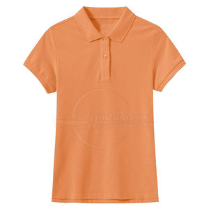 OEM logotipo personalizado de las mujeres más tamaño para Polo Casual ropa de calle con el diseño de la temporada de verano - Product Image 2