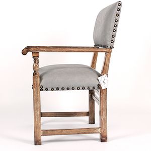 Sillas de comedor número 2312, hechas de madera de caoba con asientos de espuma y tela suave, aptas para comedor o jardín. - Product Image 6