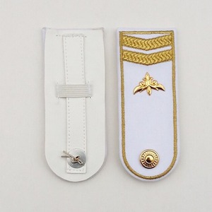 Patchs uniformes tactiques personnalisés directs d'usine avec épaulettes en lingots Épaulettes Décoration en dentelle Fixation de goupille de sécurité - Product Image 6