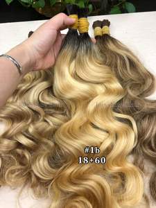 Cabello crudo birmano vietnamita Cabello ondulado liso natural virgen sin procesar Vendedores Trama vietnamita Genius - Product Image 3