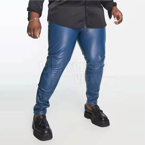 Pantalones de Cuero Casuales Ligeros de Primera Calidad, Cintura Alta, Precio de Fábrica al por Mayor, Logotipo Personalizado para Hombre - Product Image 5