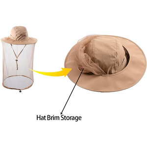 Sombrero de Apicultura Duradero con Malla Protectora, Ajuste Seguro y Ajustable, Protección Solar Transpirable, Cubierta para la Cabeza para Apicultura al Aire Libre - Product Image 2