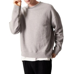 Sudadera de algodón pesado Sudadera para hombre Sudadera informal con estampado de logotipo personalizado para hombre - Product Image 4