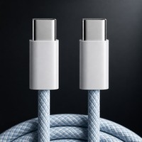 Kabel Data Pengisian Cepat PD 65W Bersertifikasi CE FCC, Kabel Universal Berbahan Paduan Seng dengan Jalinan Kain untuk Laptop dan Smartphone