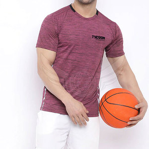 T-Shirt de sport pour adultes, maillot à séchage rapide et respirant, de bonne qualité, vente en gros - Product Image 5