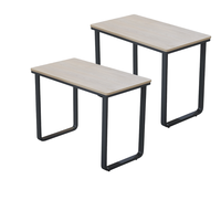 Meubles de bureau durables, structure de bureau avec pieds en fer - Montage facile, design contemporain pour usage commercial