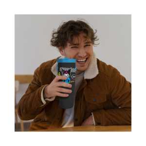 Kuromi 30 oz Stainless Steel Tumbler with Handle Flip Straw 0.85L <b>Vacuum</b> Flask <b>for</b> <b>Travel</b> 24-hour Thermal Insulation PC Material - Product Image 5