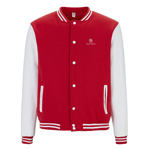 Blouson universitaire d'hiver pour homme sur mesure, personnalisé, à séchage rapide, confortable, en tissu léger, avec col montant en laine, service OEM, fini. - Product Image 1