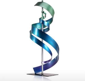 Sculpture décorative en aluminium avec base en marbre Décorations pour la maison Vaisselle décorative Salon Vente en gros Fabricant Exportateur - Product Image 2