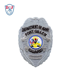 Patches Custom Embroidery Crest Emblem Services Security Patch for Uniform <b>Accessories</b> - Product Image 3