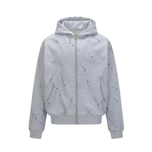 Sweat-shirts à capuche pour hommes de haute qualité, logo personnalisé, uni, lourd, imprimé, 100% coton, sweat-shirt vintage personnalisé - Product Image 4