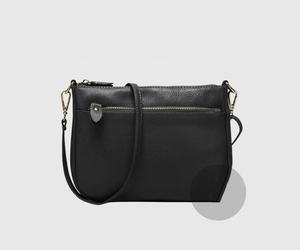 Handmade <b>Leather</b> Crossbody <b>Bag</b> for Women LCS-0098 Zipper Closure Messenger Shoulder Purse Ladies' Handbag Gift - Product Image 2