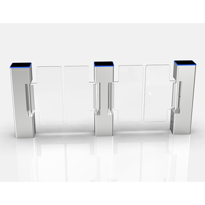 ACS penutup penghalang ayunan otomatis sistem akses gerbang putar kontrol akses pejalan kaki mekanis dengan gesek kartu RFID untuk penggunaan Gym - Product Image 3