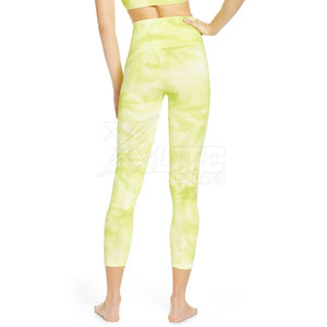 Legging de yoga pour femme, élégant et fonctionnel, taille mi-haute, couleur unie, longueur intégrale, léger et respirant, en Spandex/Nylon – Meilleur prix - Product Image 3