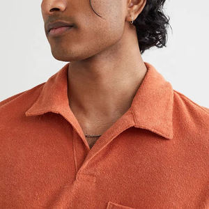 Polo en coton respirant grande taille pour homme, best-seller, vêtements décontractés, polos grande taille pour homme en faible MOQ, polos 2026 - Product Image 4