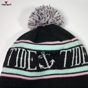 Hot Selling Professional High Quality 100% Cotton <b>Beanie</b> Caps Custom Color Breathable Waterproof with 3D Embroidery for Sale - Product Image 5