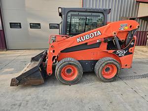 Minicargadora de ruedas Kubota SSV65 bastante usada con componentes centrales, motor, bomba, caja de cambios a granel para la venta - Product Image 4