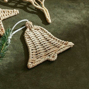 Best Selling Eco Friendly Handwoven Rattan Christmas Sleigh <b>Ornament</b> Hanging Christmas Decoration For Bulk Supply Home Decor - Product Image 6