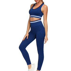 Mejores ventas MOQ bajo por encargo nueva ropa deportiva de las mujeres Yoga Set Gimnasio Entrenamiento Yoga Sets Precio barato Mujeres Yoga Sets - Product Image 1