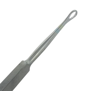 Cortacutículas Profesional de Acero Inoxidable Reutilizable con Logotipo Personalizado, Raspador de Esmalte de Uñas de Una Sola Cara, Empujador y Recortador - Product Image 1