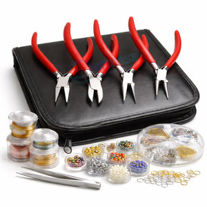 Juego de Alicates Básicos para Joyería, Herramientas de Precisión de Acero Inoxidable para Abalorios, Envoltura de Alambre, Manualidades, Reparación, Uso Profesional - Product Image 1